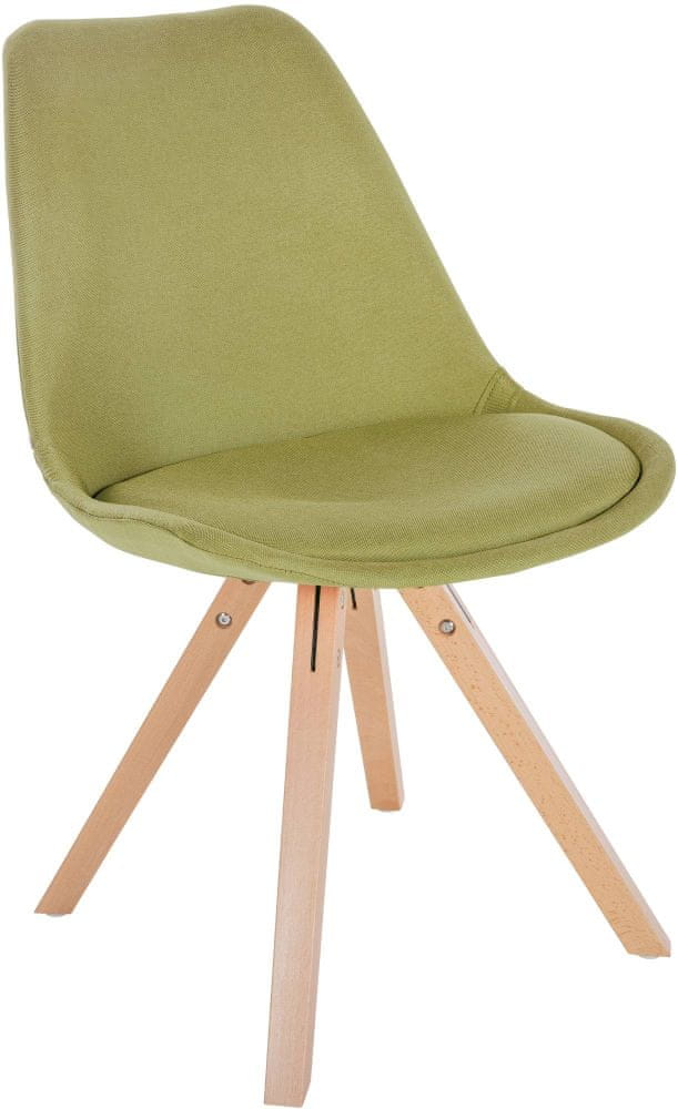 BHM Germany Jedálenská stolička Sofia II, textil, zelená